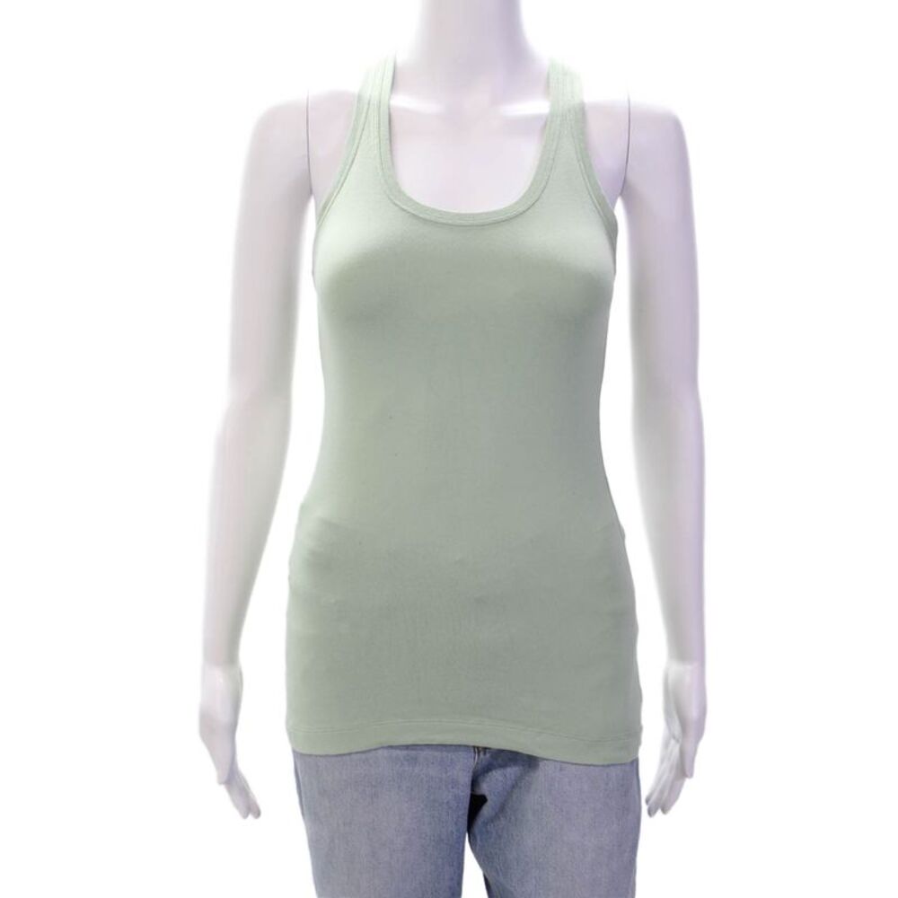 Lululemon Womens Activewear Scoop Neck Sleeveless Tank Top Green Size 4